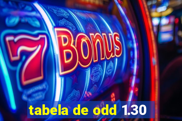 tabela de odd 1.30